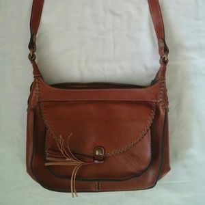 Patricia nash camila leather shoulder crossbody